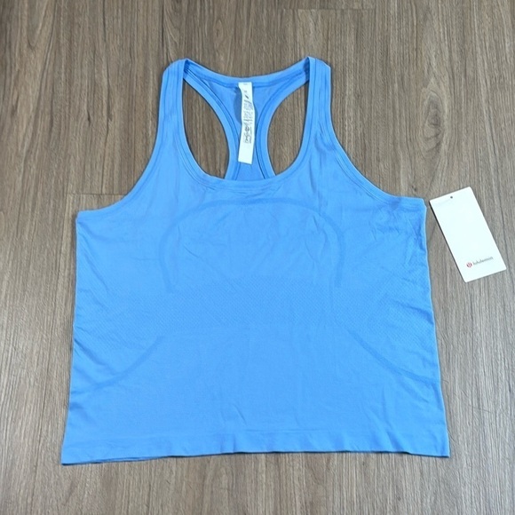lululemon athletica Tops - NWT Lululemon Blue Tank Workout Shirt Size 14